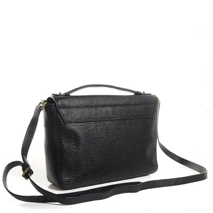 3.1 Phillip Lim 3.1 Shark Embossed Leather Pashli Messenger Black 3 of 9