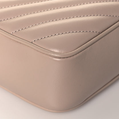 Saint Laurent Calfskin Matelasse Monogram Lou Camera Bag Washed Light Pink 9 of 14