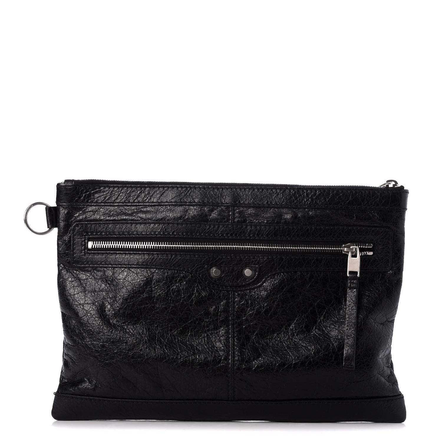 Balenciaga Agneau Arena Classic Hardware Medium Clip Black 1 of 6