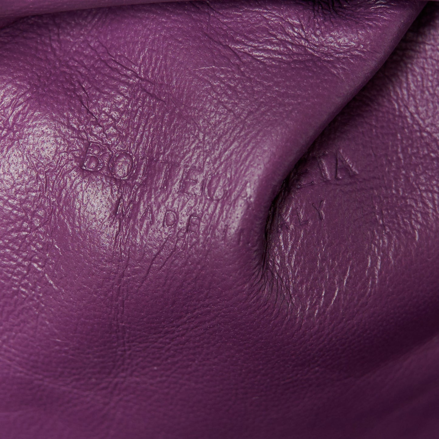 Nappa Intrecciato The Mini Pouch Eggplant