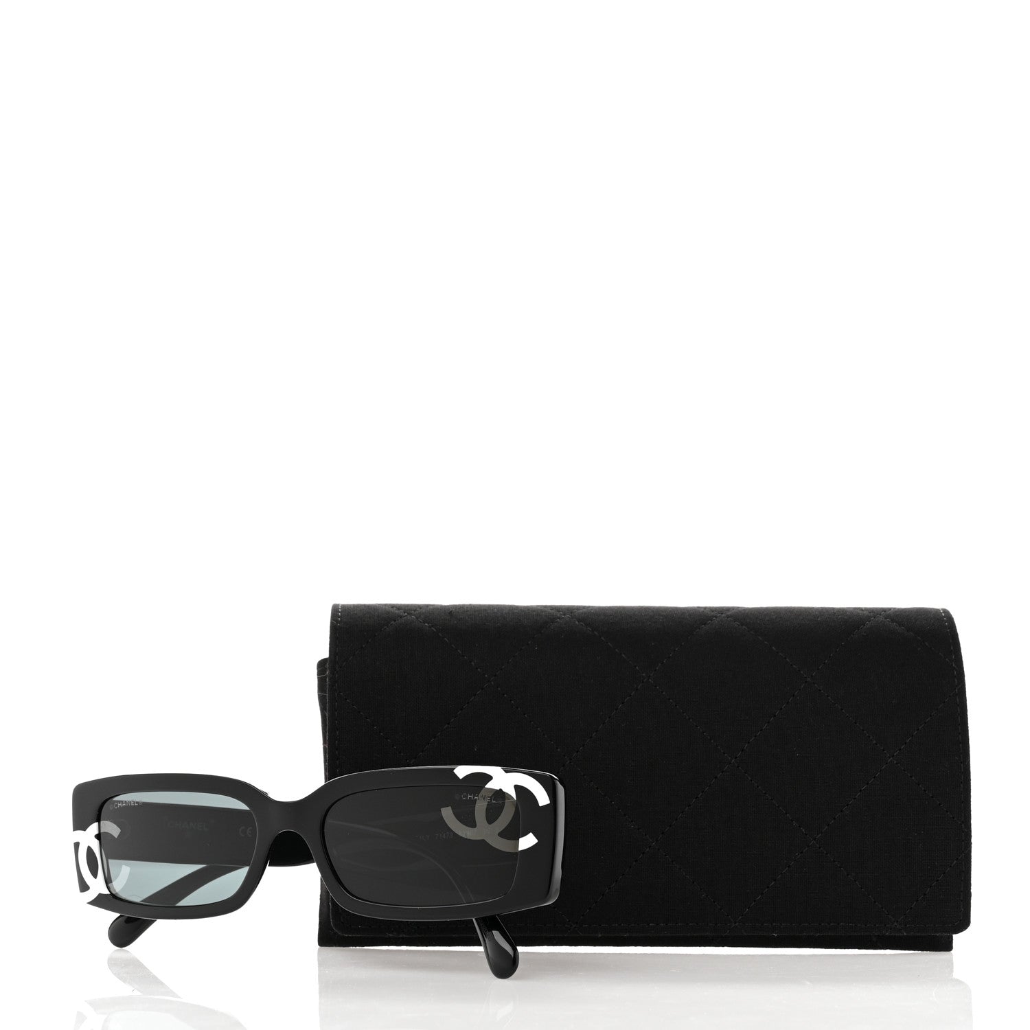 Chanel Acetate CC Sunglasses 71473 Black 1204943 – FASHIONPHILE