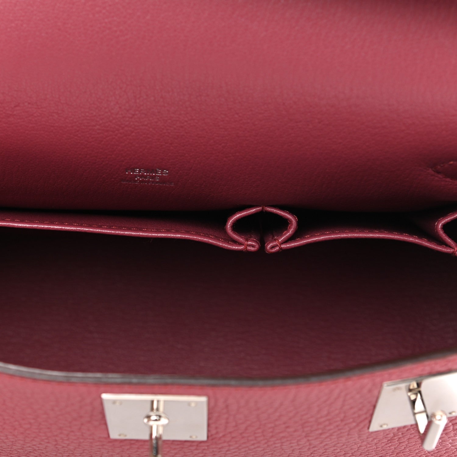 Hermes Taurillon Clemence Jypsiere 28 Bois De Rose 11 of 14
