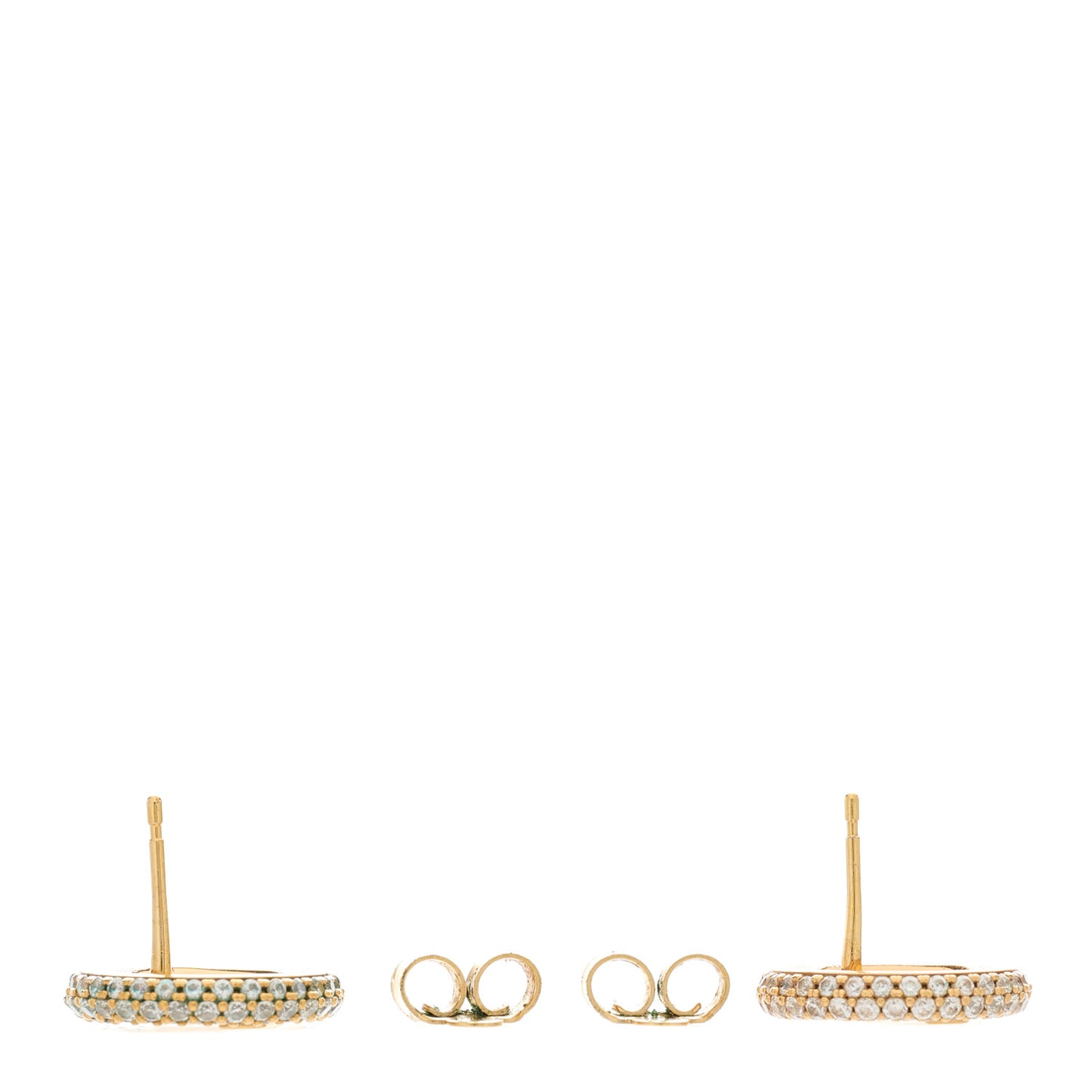 Metal Crystal Louise By Night Earrings Gold