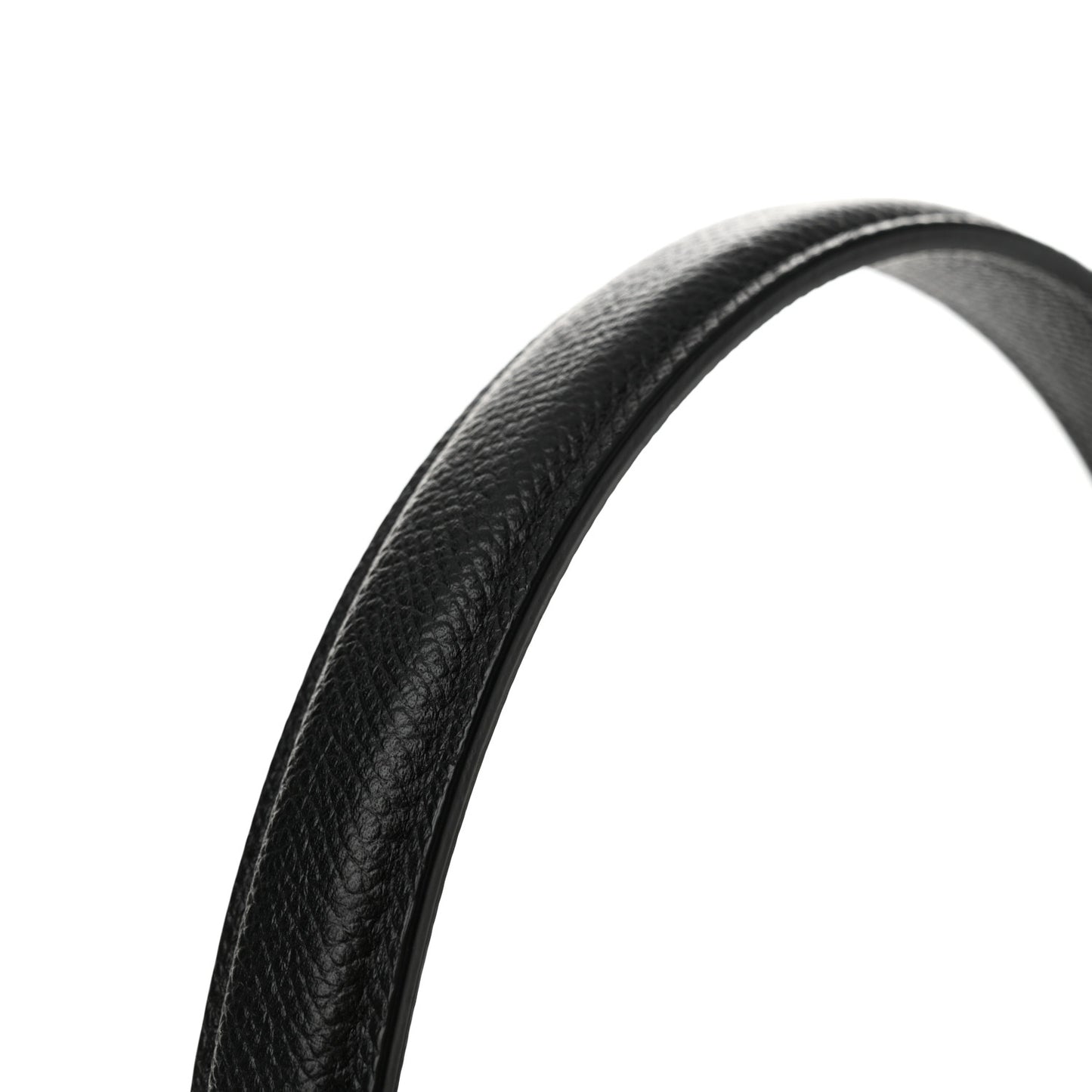 Grained Calfskin Mini Belt Bag Black