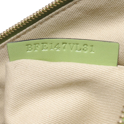 Valentino Garavani Vitello Monochrome Large Rockstud Zip Wristlet Pouch Pop Apple 7 of 7