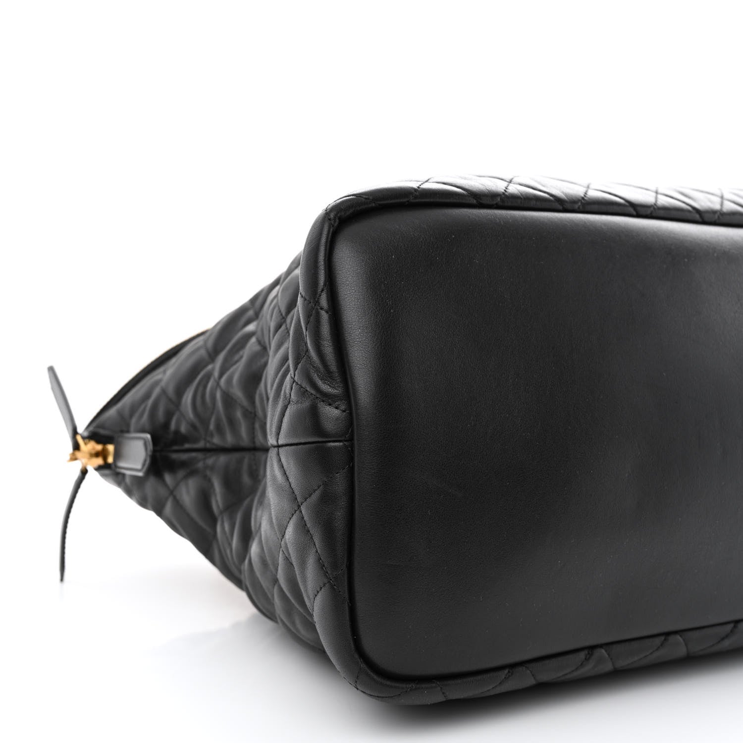 Saint Laurent Calfskin Quilted ES Giant Travel Bag Black 9 of 10