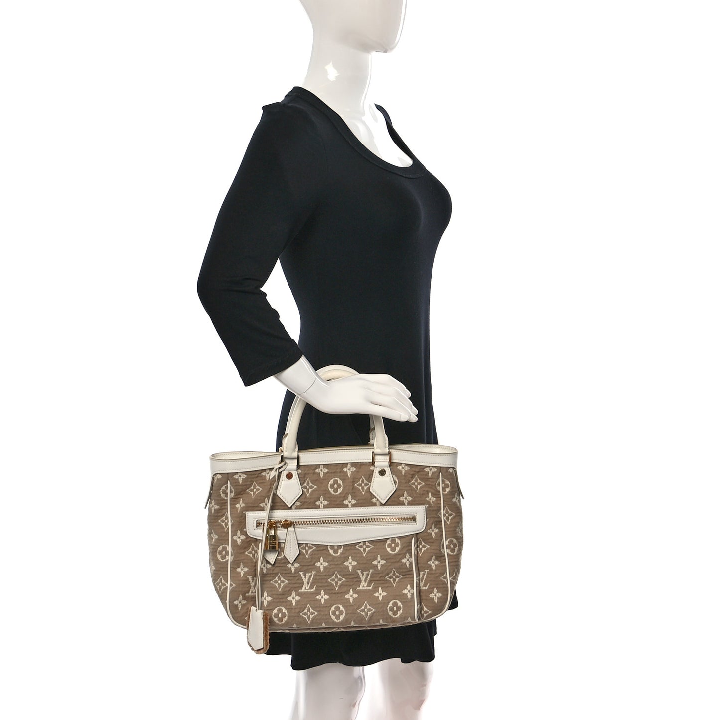 Monogram Sabbia Cabas MM White