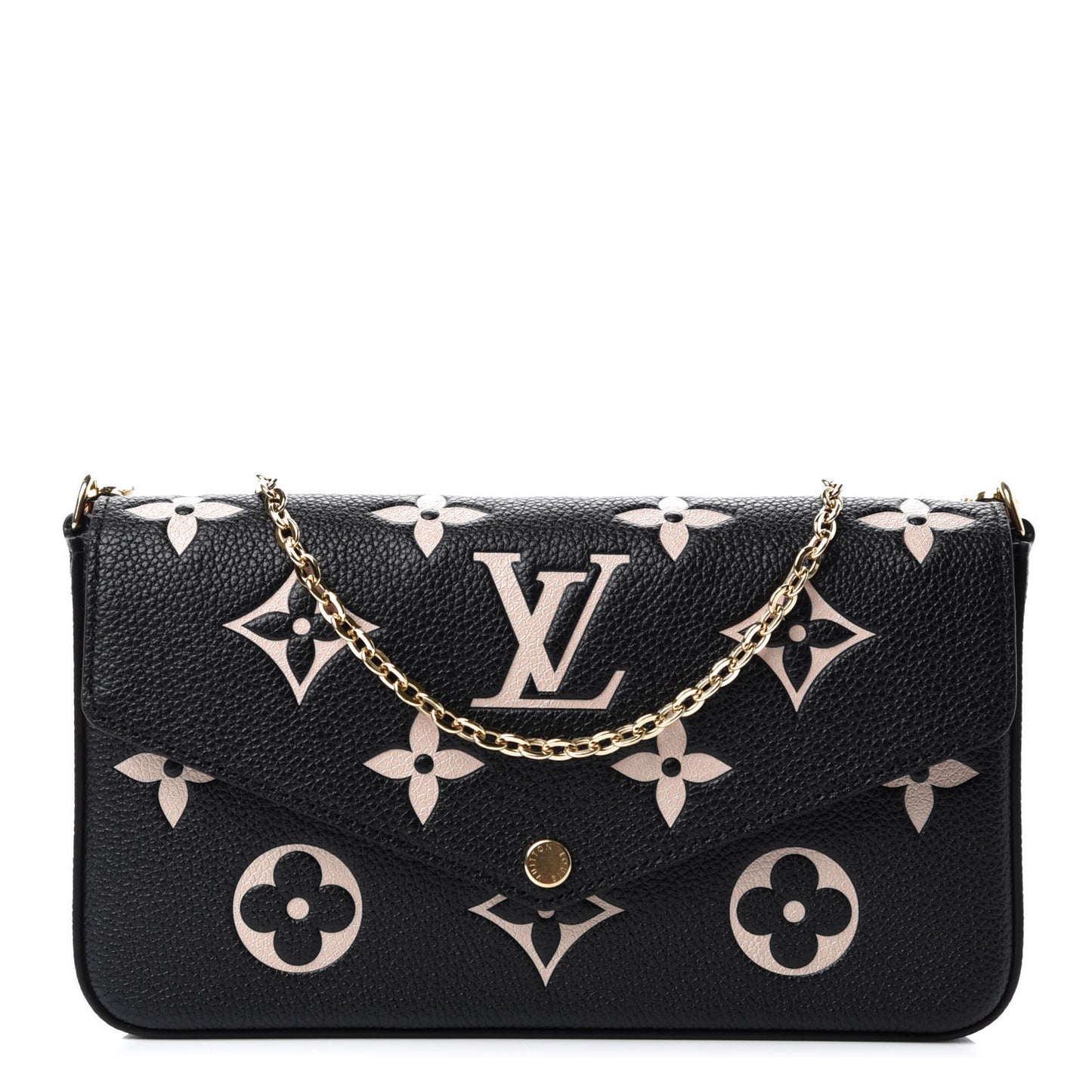 Empreinte Monogram Giant Felicie Pochette Black Beige