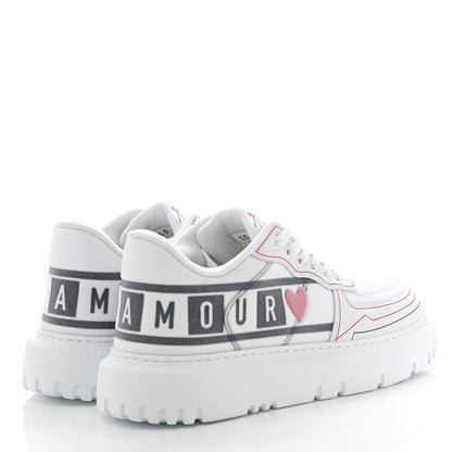 Christian Dior Nylon Mesh Dior Addict D Chess Dioramour Low Top Sneakers 40 White Multicolor 4 of 8