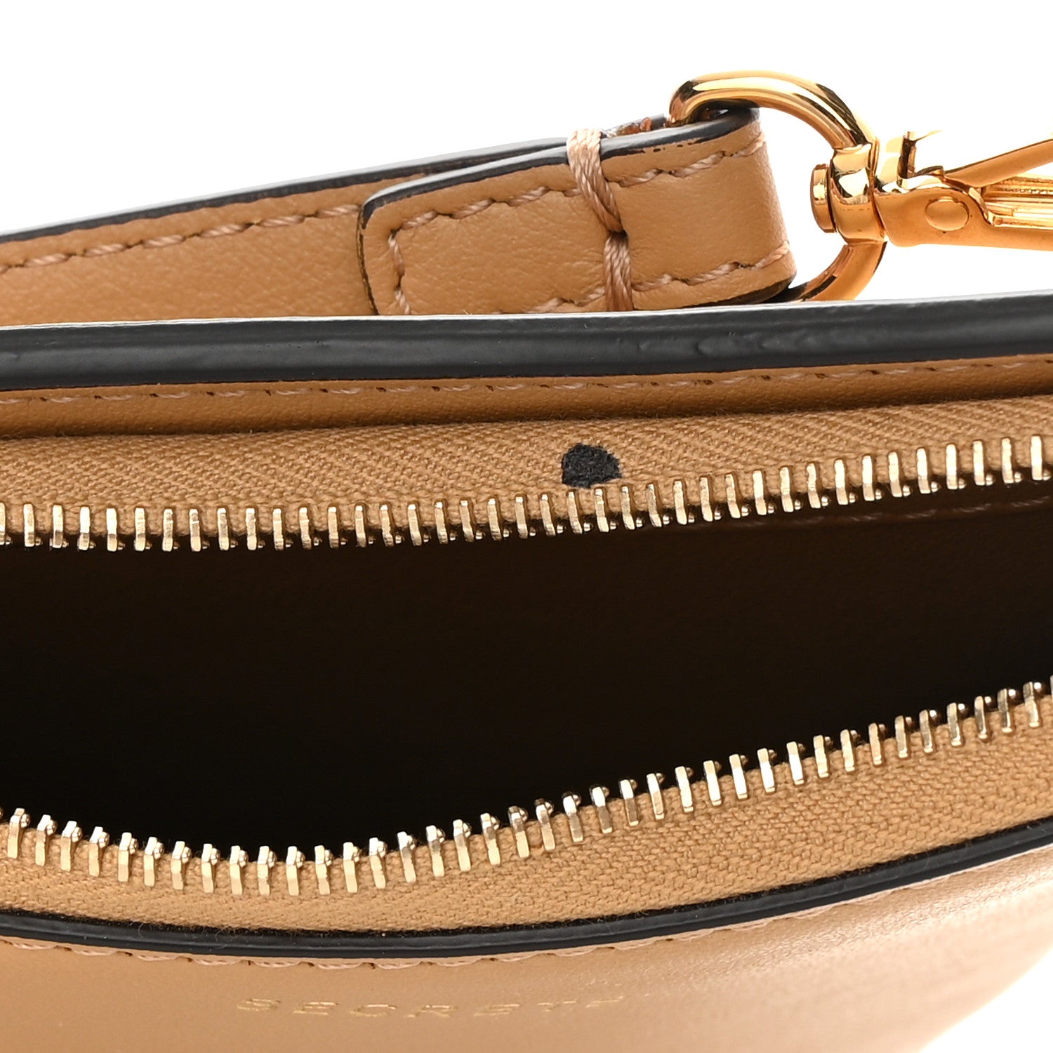 Fendi Vitello Grace Matte 3 Pocket Mini Crossbody Bag Miele Scuro 12 of 12