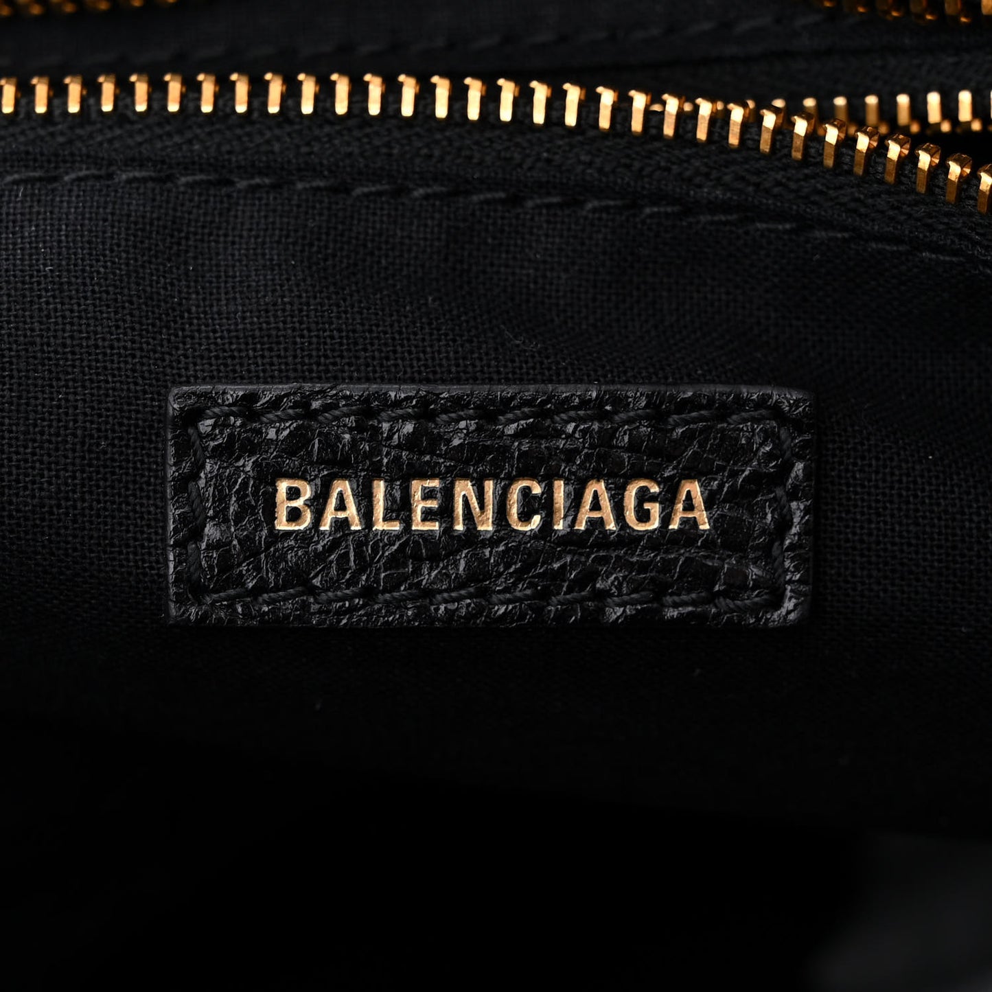 Agneau Classic Gold Hardware City Black