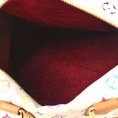 Louis Vuitton Monogram Multicolor Speedy 30 White 5 of 15