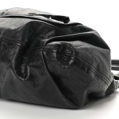Miu Miu Vitello Lux Gathered Hobo Black 8 of 9