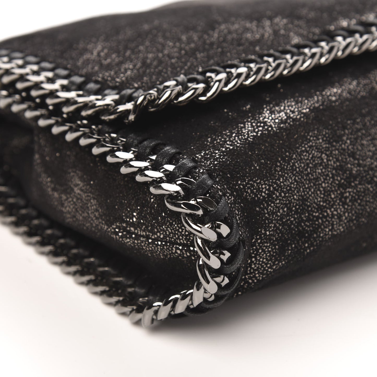 Shaggy Dee Falabella Clutch Ruthenium