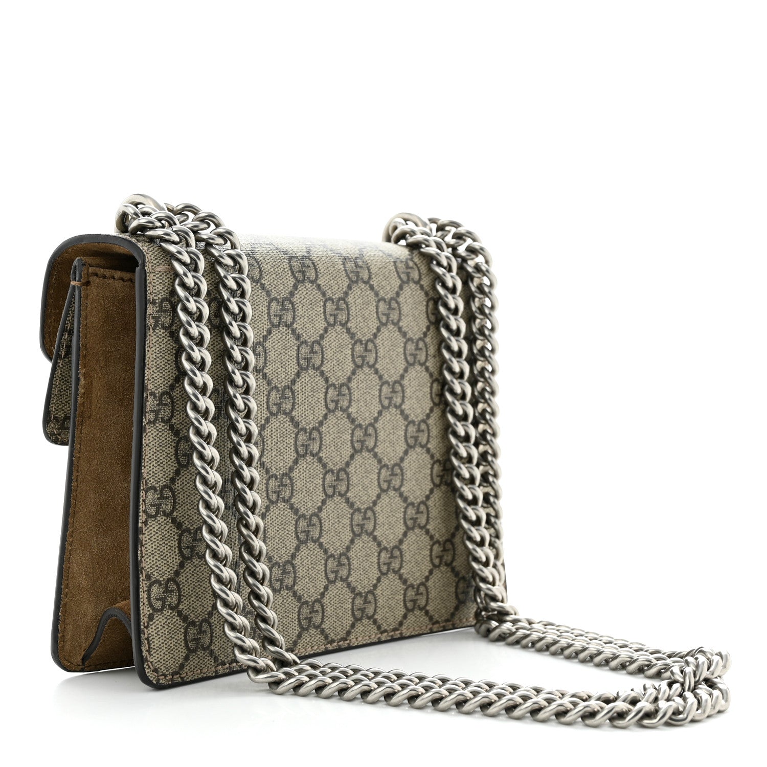 Gucci GG Supreme Monogram Mini Dionysus Shoulder Bag Taupe 3 of 12