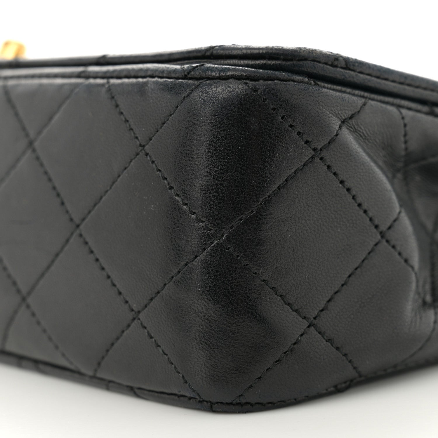 Chanel Lambskin Quilted Small Single Flap Black 10 of 14