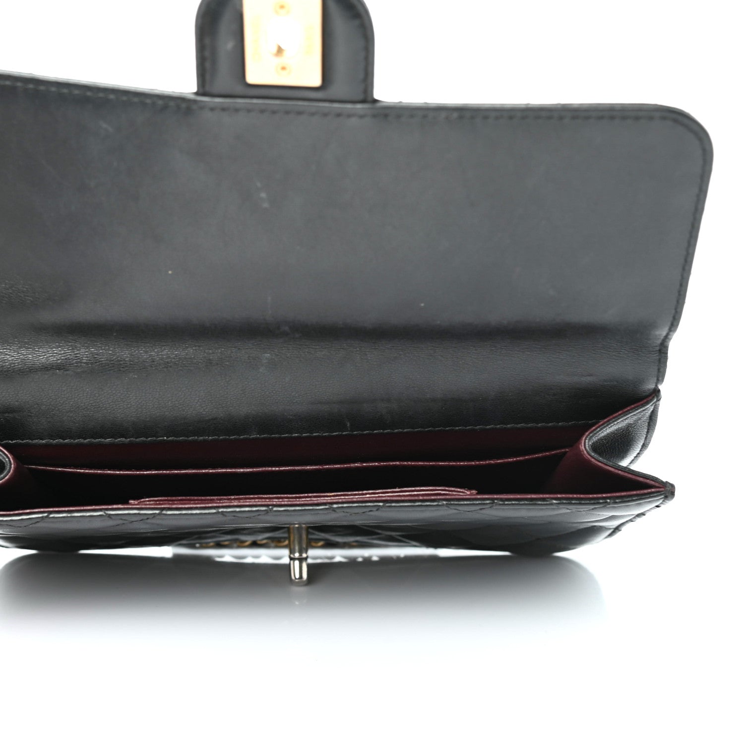 Chanel Lambskin Quilted Medium Crossing Times Flap Black 4 of 9