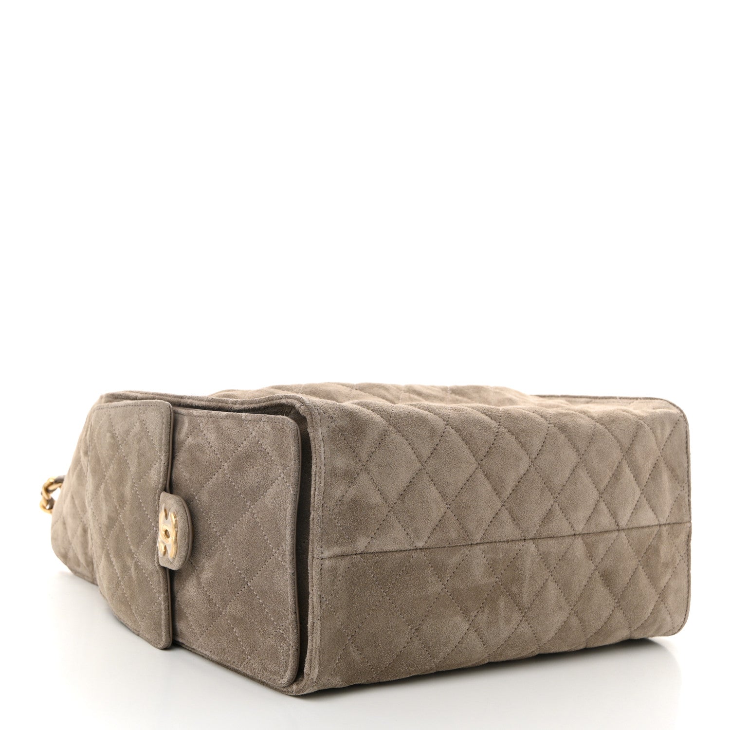 Chanel Suede Quilted Medium Chanel 25 Handbag Dark Grey 5 of 12