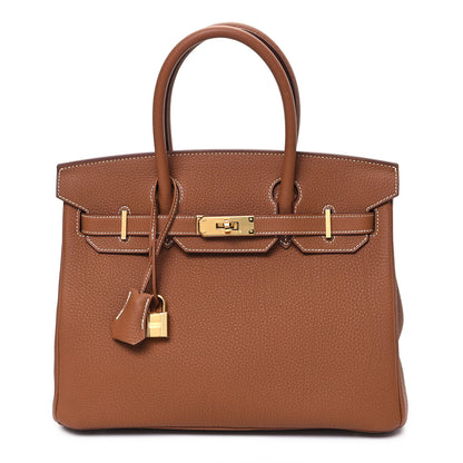 Hermes Togo Birkin 30 Gold 1 of 10