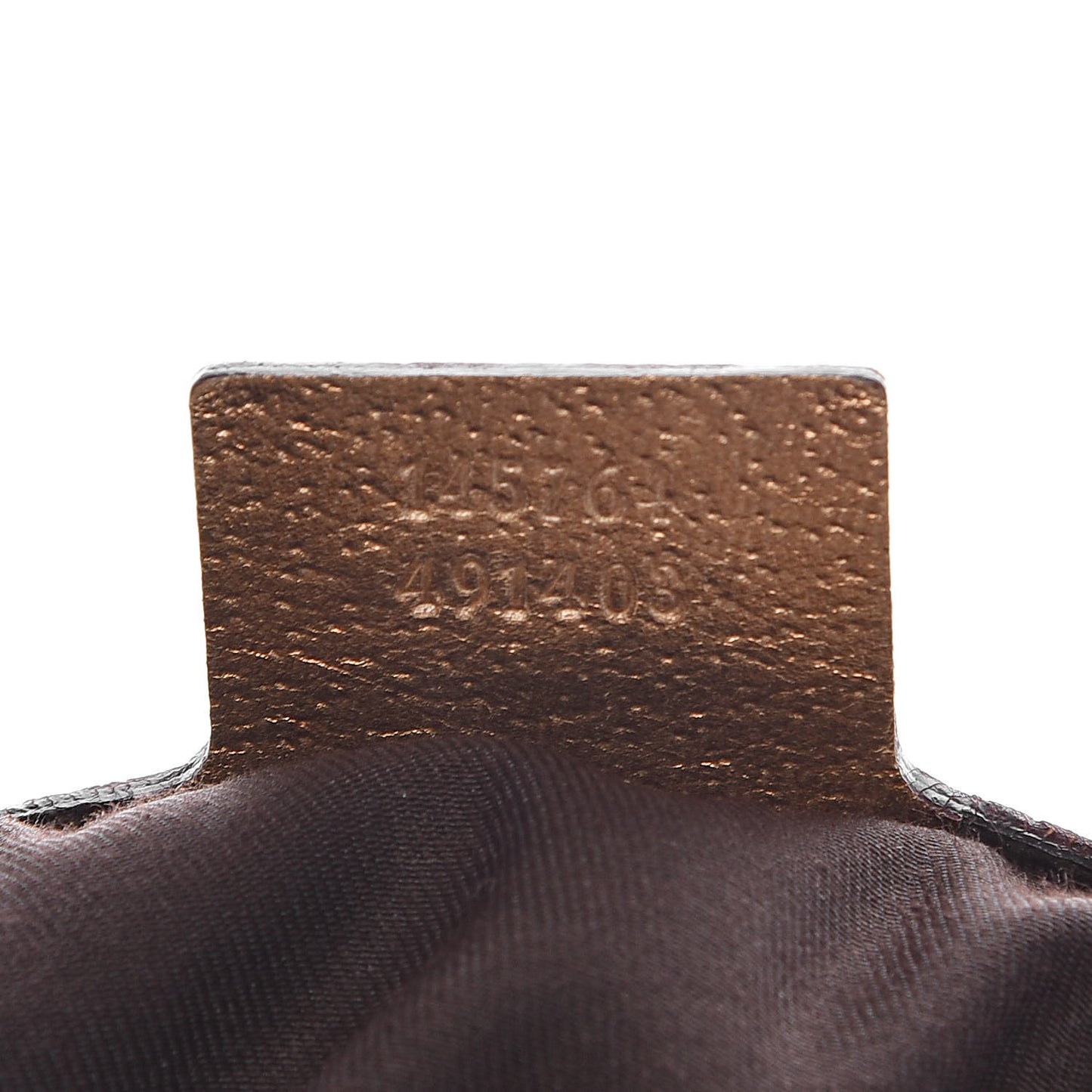 Canvas Horsebit Glam Hobo Bronze