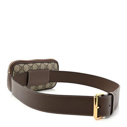 Gucci GG Supreme Monogram Web Small Ophidia Belt Bag 95 38 Dark Brown 3 of 10