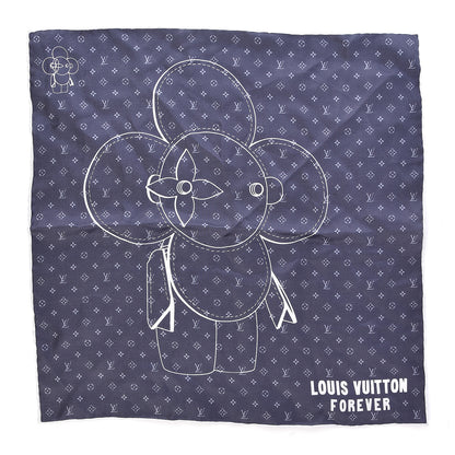 Louis Vuitton Silk Monogram Vivienne Pocket Square 1 of 4