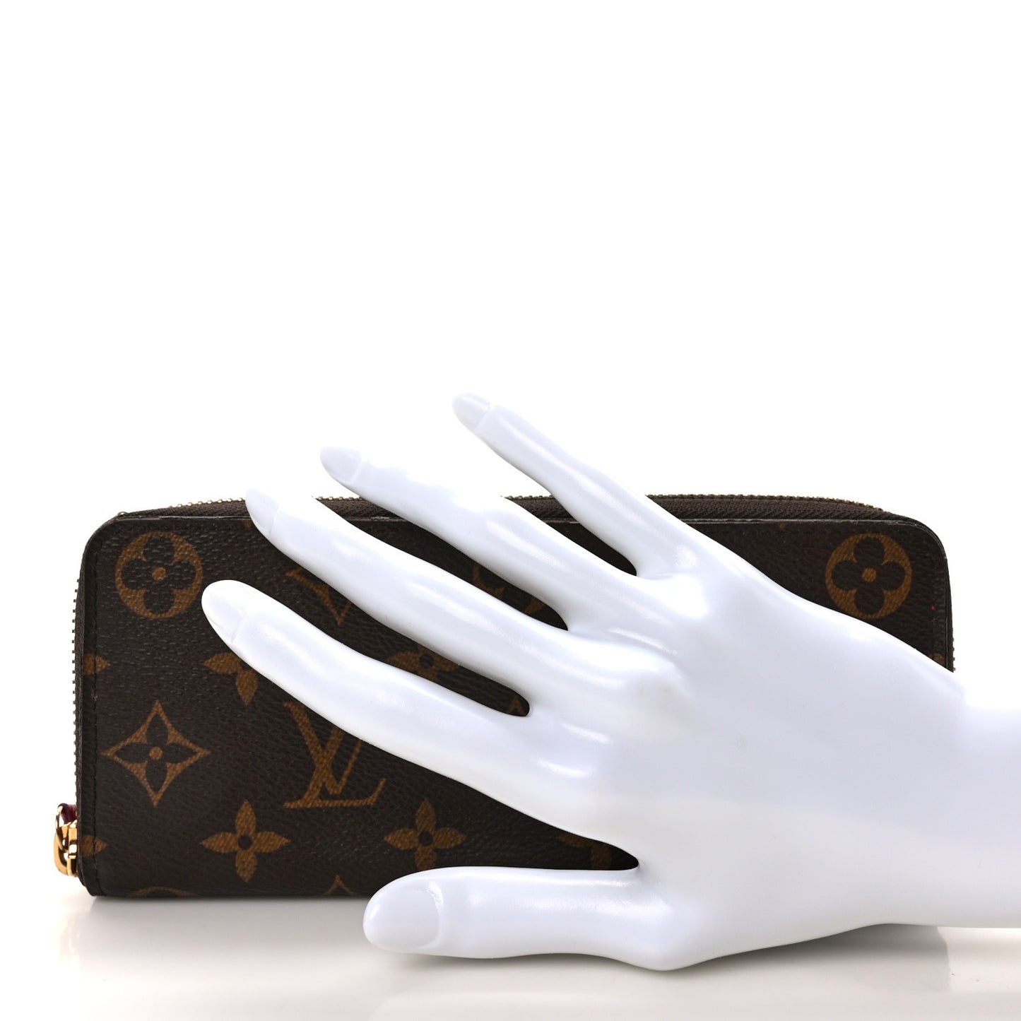 Monogram Clemence Wallet Fuchsia