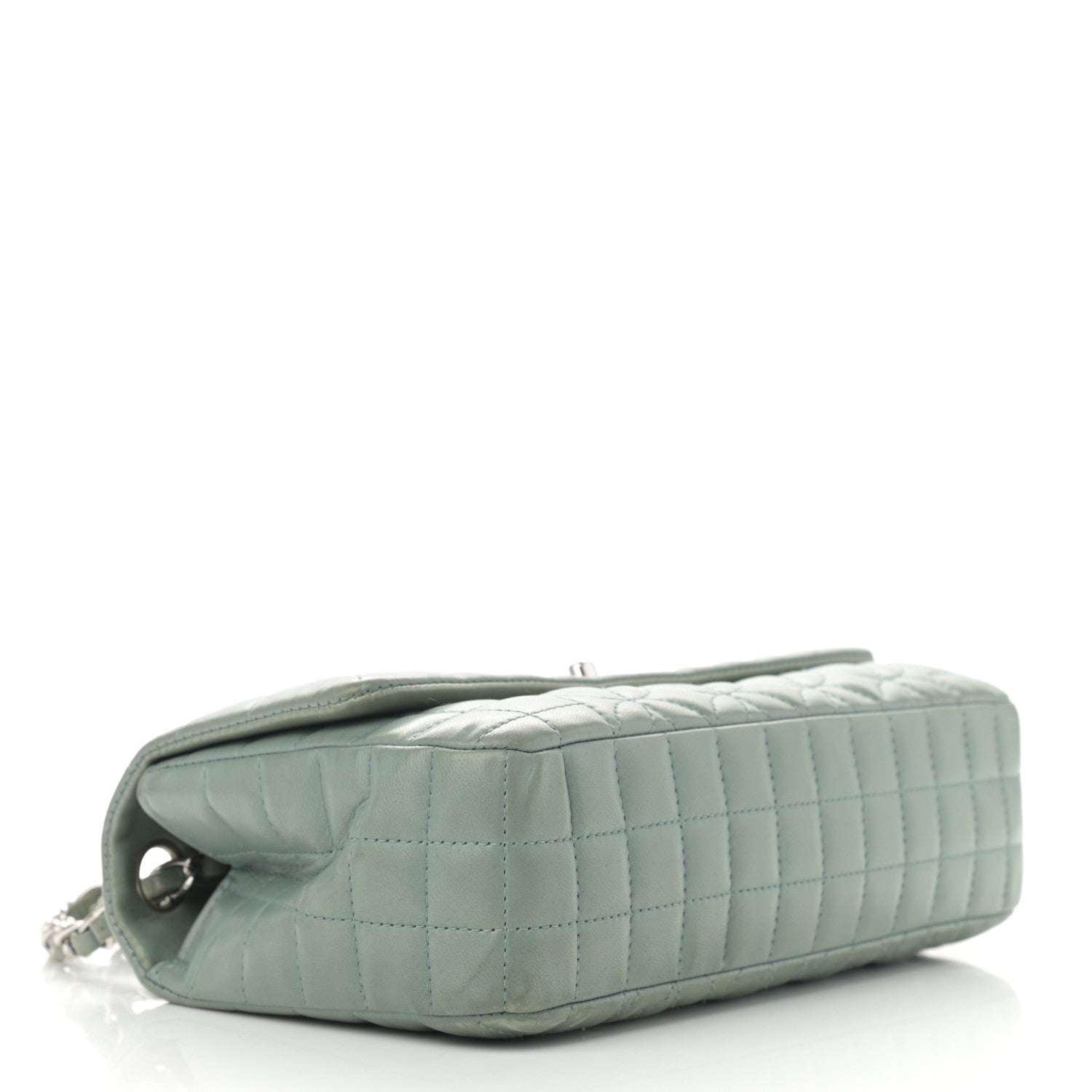 Chanel Lambskin Quilted Lady Graphic Flap Green 4 of 15