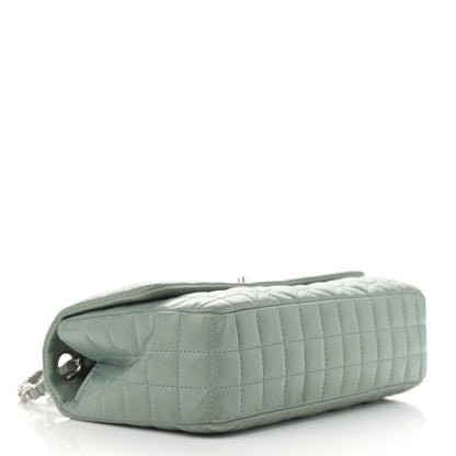 Chanel Lambskin Quilted Lady Graphic Flap Green 4 of 15