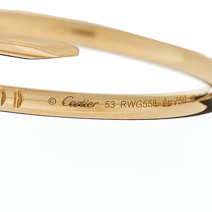 Cartier 18K Yellow Gold Small Juste Un Clou Ring 53 6.5 5 of 6