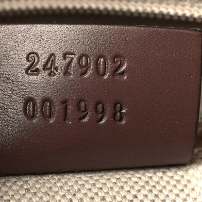 Gucci Monogram Medium Sukey Top Handle Dark Brown 7 of 10
