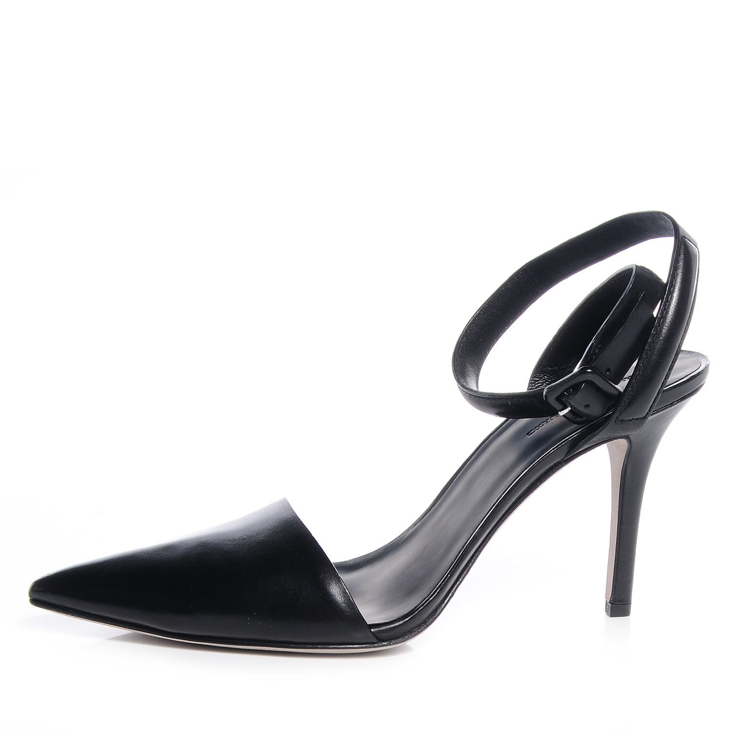 Alexander Wang Leather Lovisa Halter Pumps 39.5 Black 1 of 8