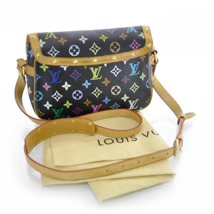 Louis Vuitton Monogram Multicolor Sologne Black 3 of 9