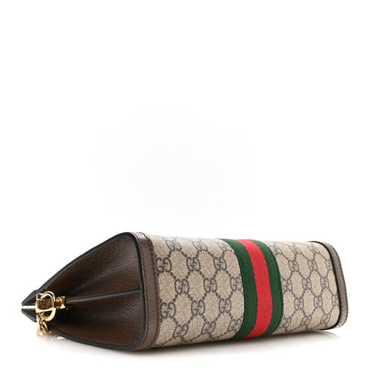 Gucci GG Supreme Monogram Web Small Ophidia Chain Shoulder Bag Brown 4 of 10