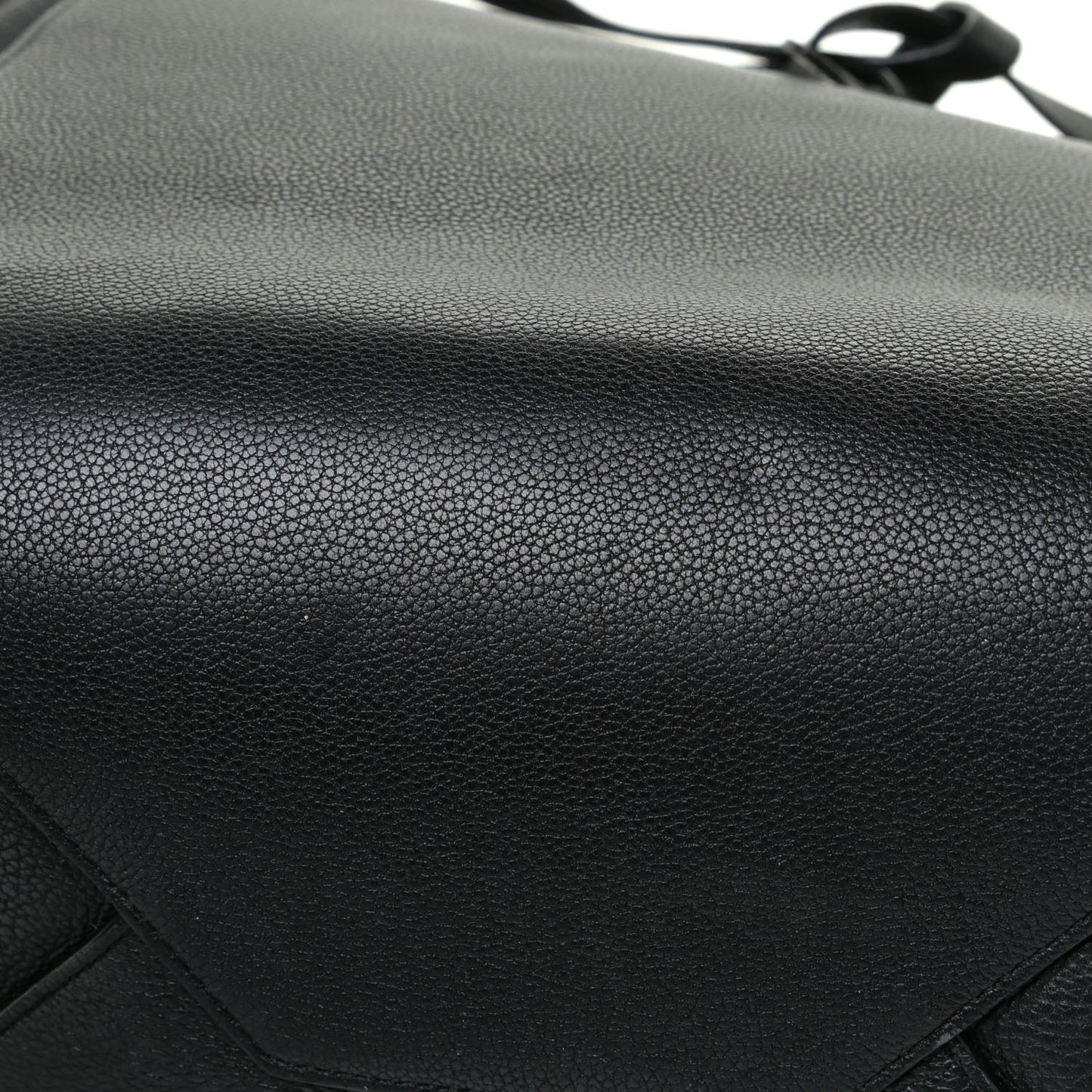 Soft Grained Calfskin Medium Belt Cabas Phantom Black