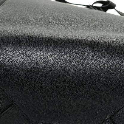 Celine Soft Grained Calfskin Medium Belt Cabas Phantom Black 12 of 12