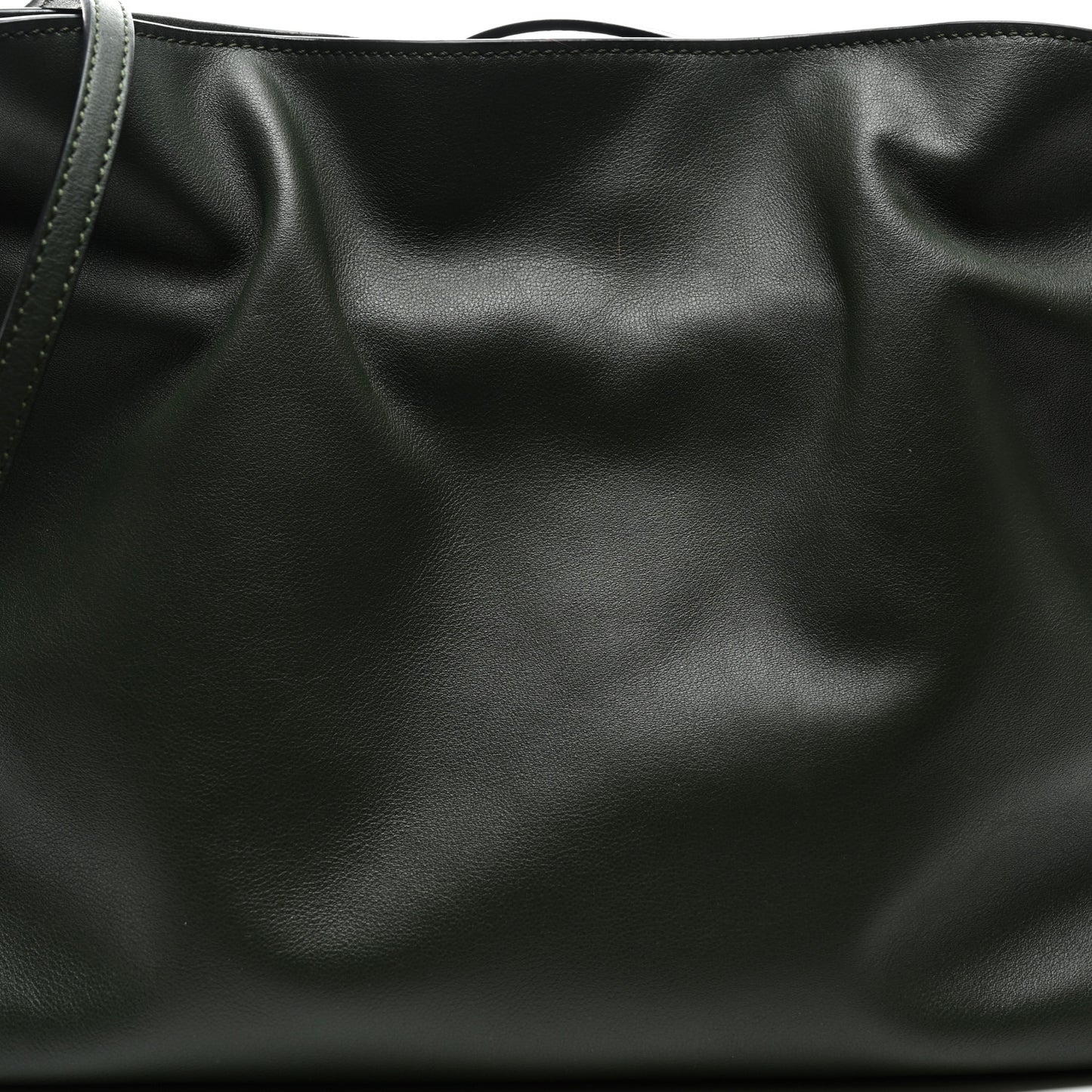 Nappa Calfskin Medium Flamenco Knot Clutch Avocado Green