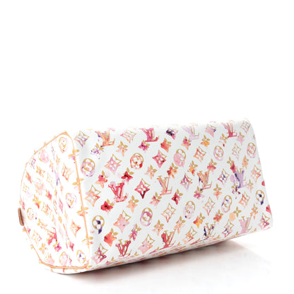 Louis Vuitton Watercolor Aquarelle Speedy 35 White 4 of 10
