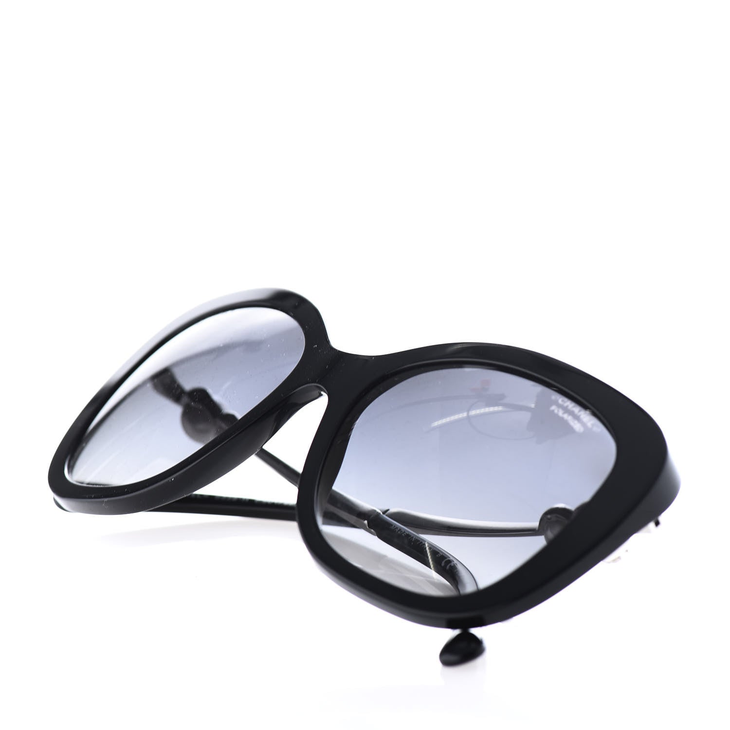 Chanel Polarized Pearl Sunglasses 5339-H Black 8 of 9