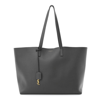 Saint Laurent Calfskin Large Shopping Tote Asphalt 3 of 21