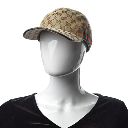 Gucci Monogram Web Baseball Hat M Beige Cocoa 2 of 8