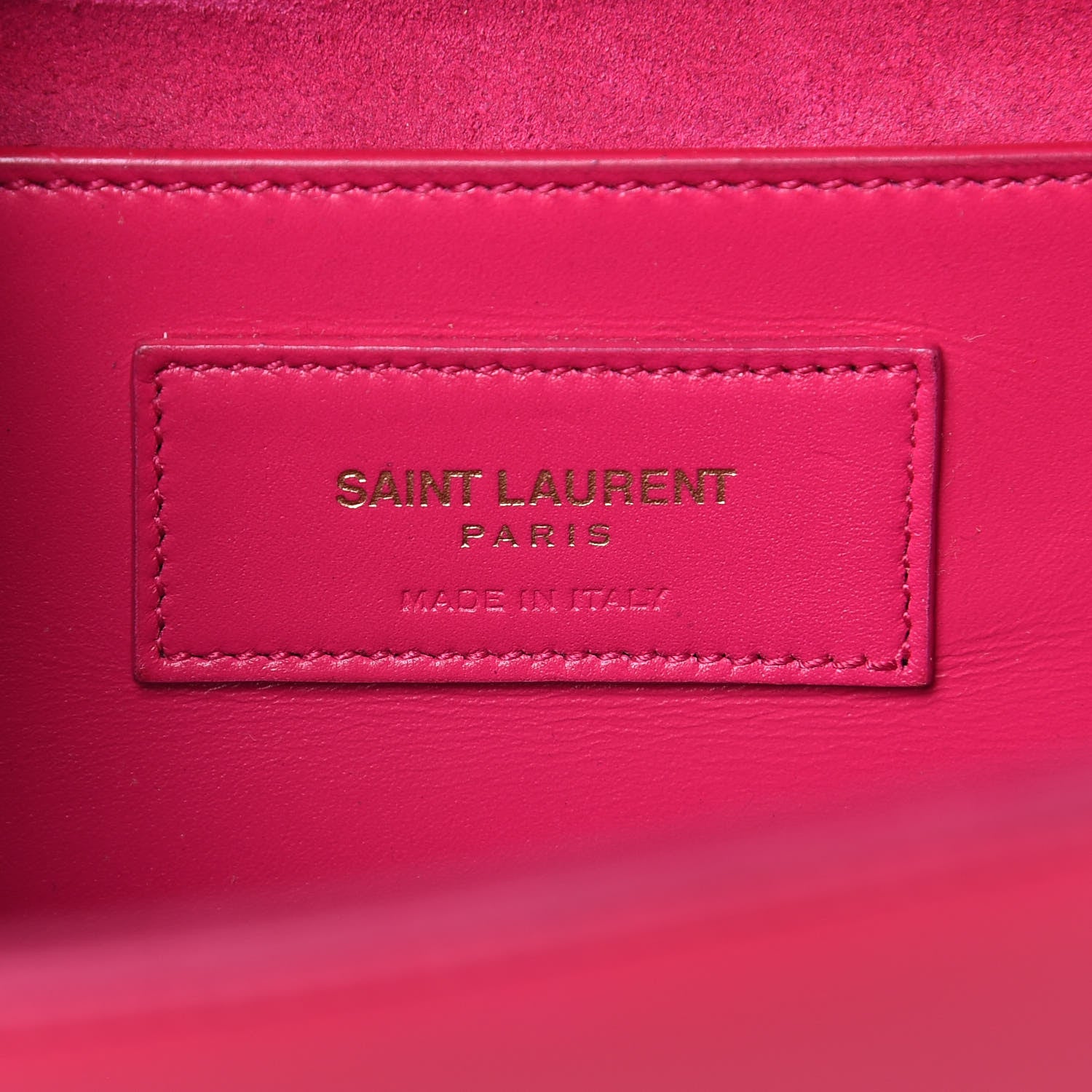 Saint Laurent Smooth Calfskin Medium Classic Monogram Kate Tassel Satchel Fuchsia 6 of 18