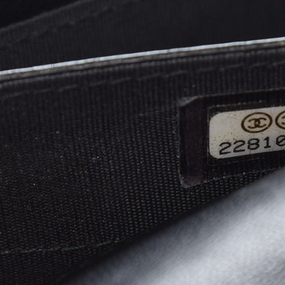 Chanel Lambskin Diamond Studded Chain Clutch Black 8 of 9