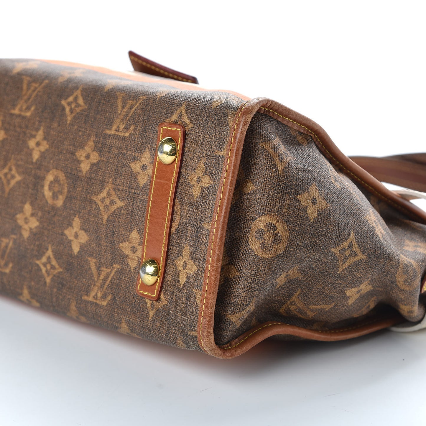 Monogram Rayures Tisse Sac PM