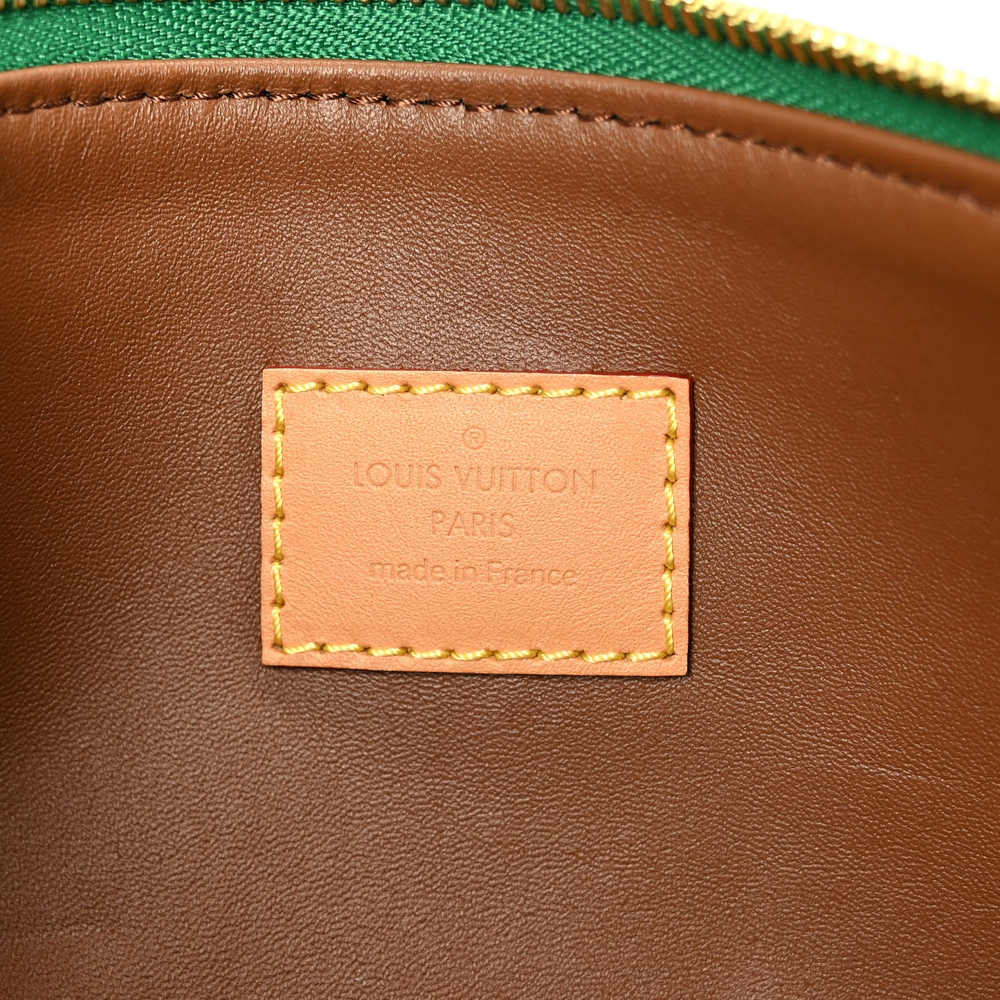 Calfskin Monogram Speedy P9 Bandouliere 50 Pochette Green