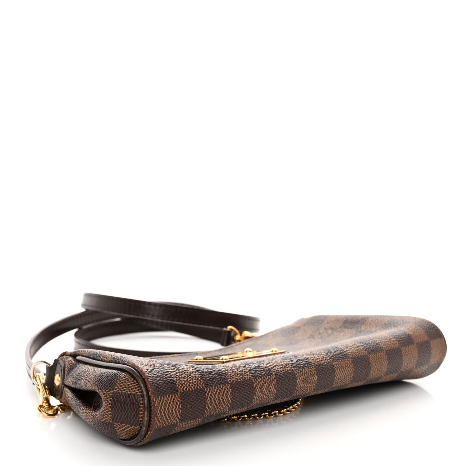 Louis Vuitton LOUIS VUITTON Damier Ebene Eva Clutch 4 of 9