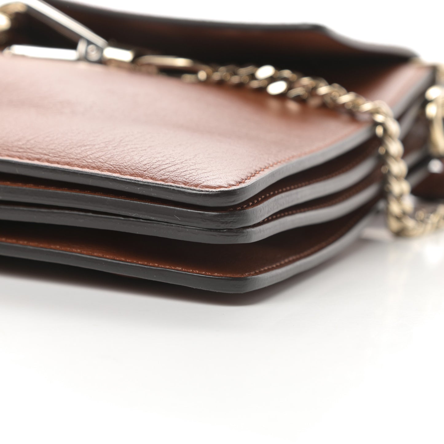 Suede Calfskin Medium Faye Shoulder Bag Tobacco