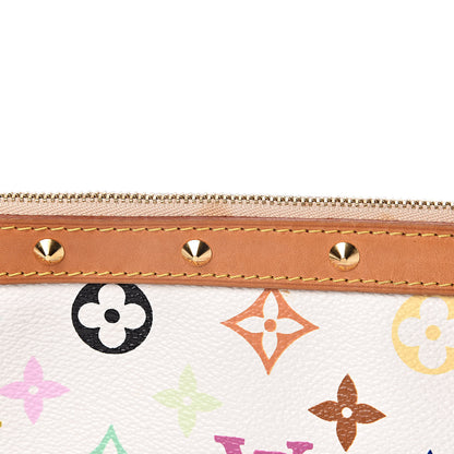 Louis Vuitton Monogram Multicolor Pochette Accessories White 11 of 13