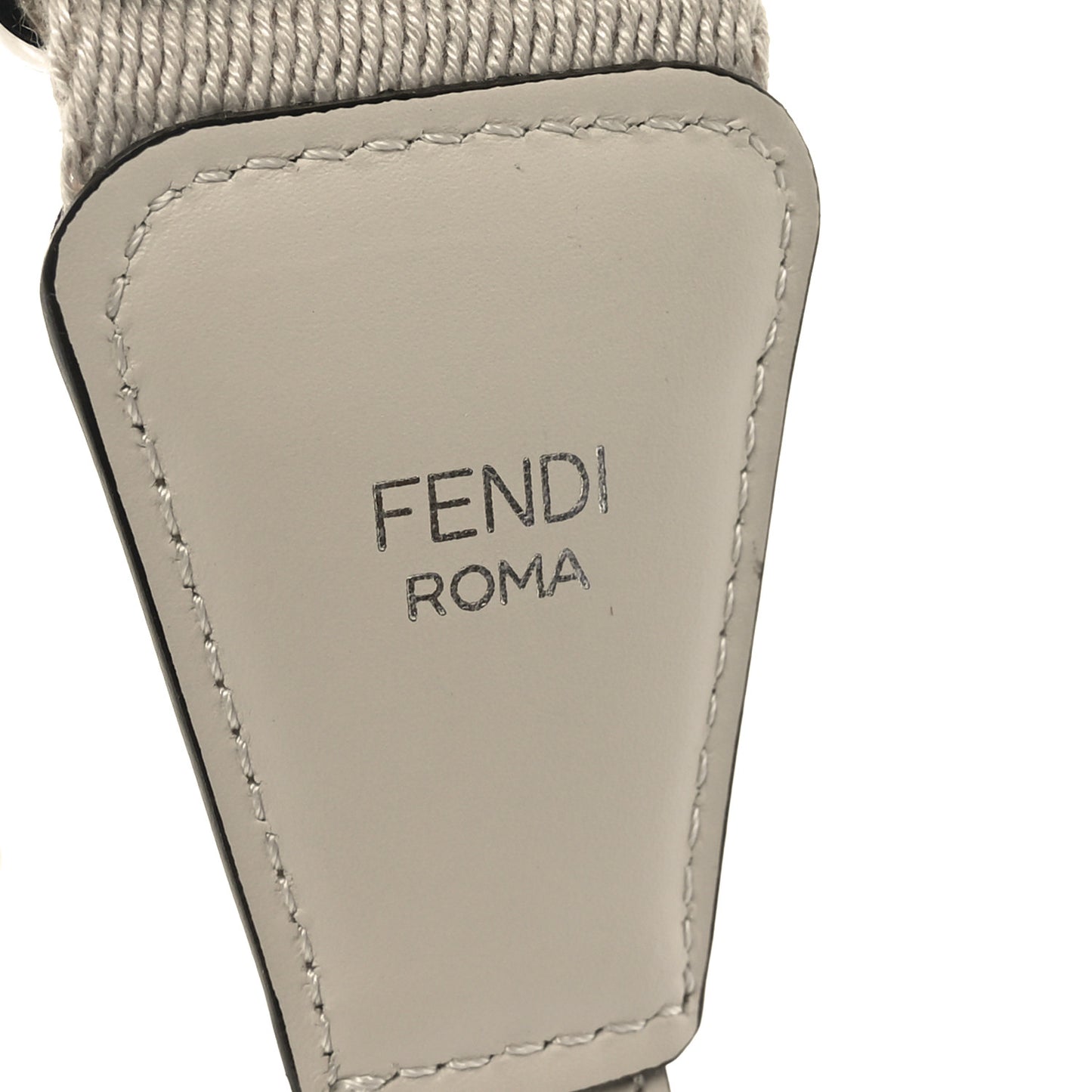 Jacquard Ribbon Vitello King FF Bi-Color Intreccio Adjustable Strap You Nuvola Edamame