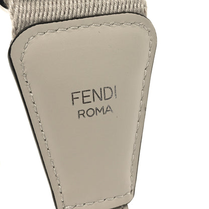 Fendi Jacquard Ribbon Vitello King FF Bi-Color Intreccio Adjustable Strap You Nuvola Edamame 3 of 4